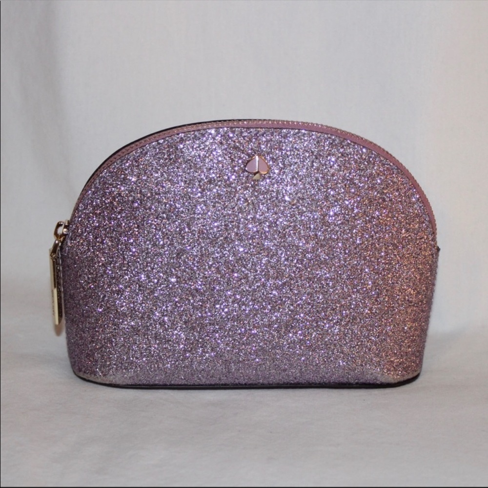 Kate Spade Glitter Makeup Bag Gem